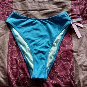 Victoria's Secret New With Tags Blue Bikini Bottom size S
